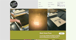 Desktop Screenshot of blankversepress.com